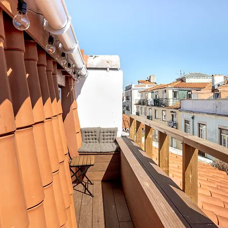 Bairro Alto Rooftop With Balcony And View By Homing アパート リスボン